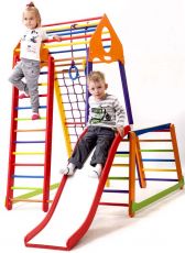 Дитячий спортивний комплекс SportBaby BambinoWood Color Plus 1-1